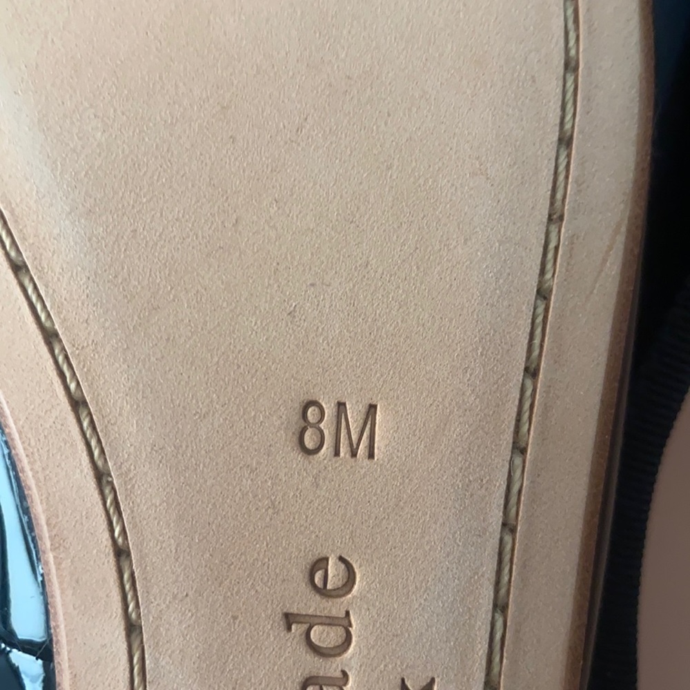 Kate Spade Fontana Too Patent Leather Black Flats - Picture 6 of 6